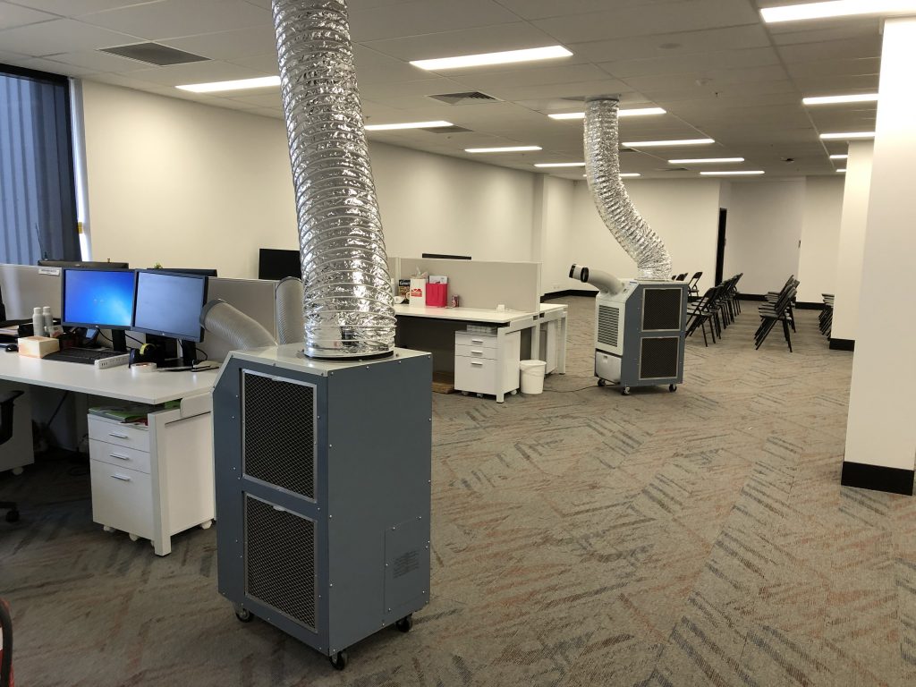 Industrial Warehouse Temporary Air Conditioning
