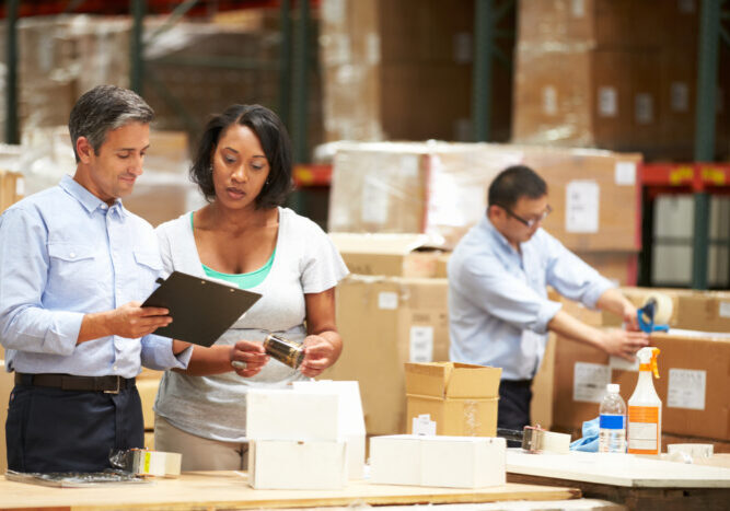 Dehumidifiers to protect packaging